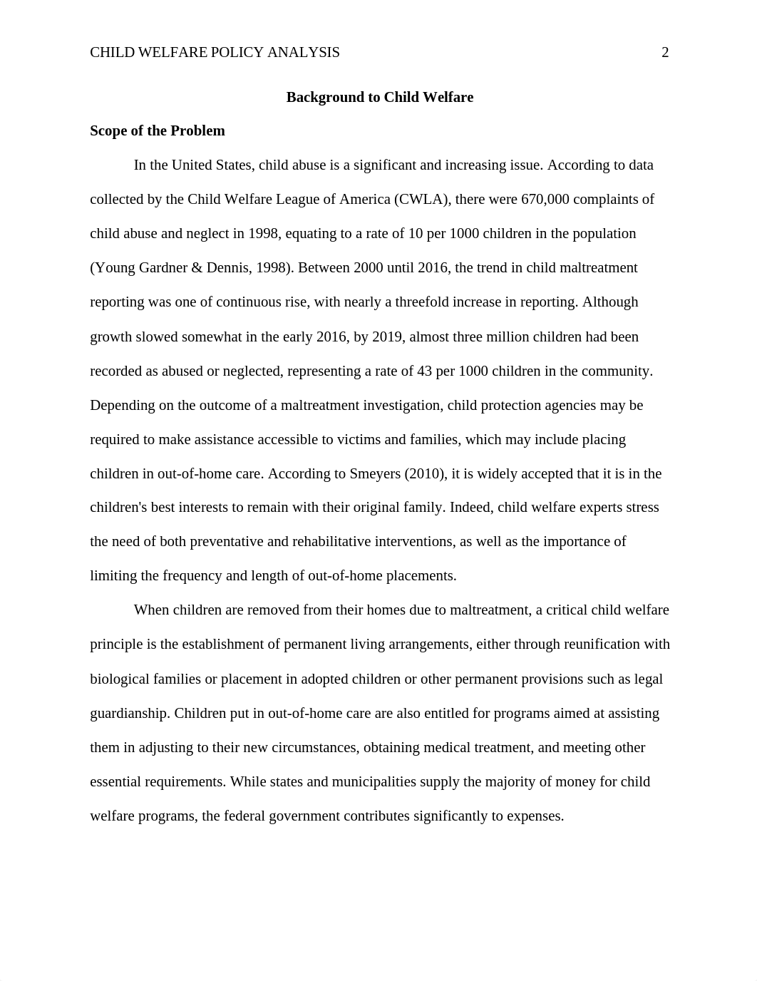 Child Welfare Policy analysis paper.docx_dl1ubb5bqfi_page2