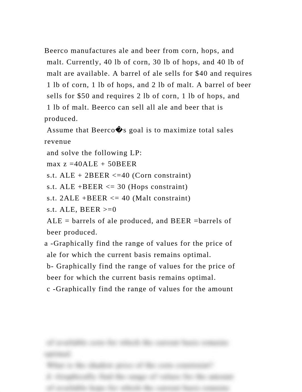 Beerco manufactures ale and beer from corn, hops, and malt. Curren.docx_dl1zjpmu597_page2