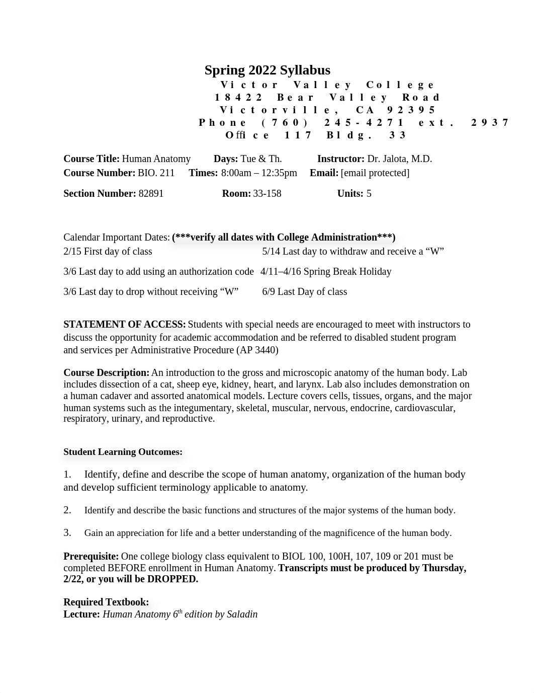 Bio211-2022SP-Syllabus-Section82891.docx_dl22oy74b9c_page1