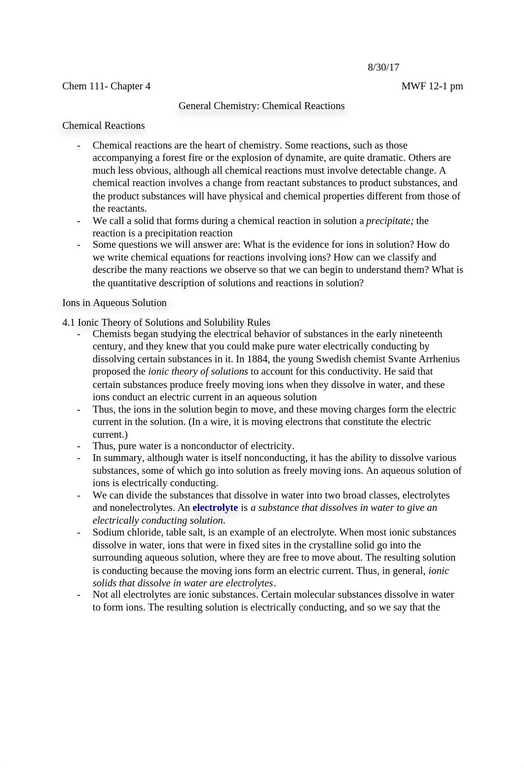 Chem 111 Ch 4 Chemical Reactions.docx_dl2ebub1otd_page1