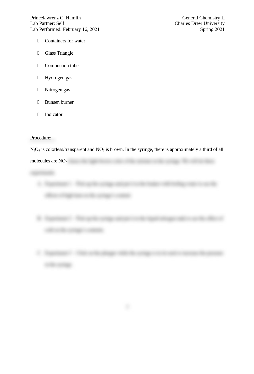 Chem Lab 3 Equilibrium Reaction quotient versus equilibrium constant.pdf_dl3fd2o0j76_page2