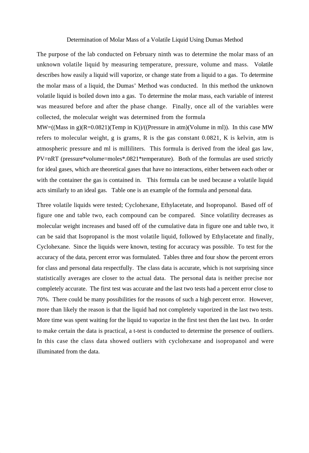 Determination of Molar Mass of a Volatile Liquid Using Dumas Method_dl3mzl765ep_page1