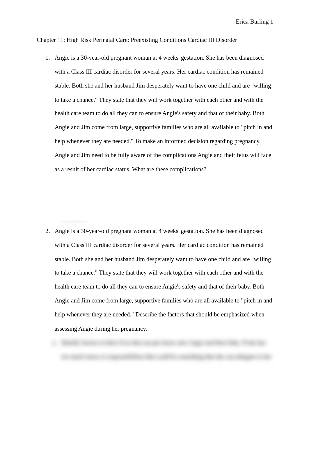 Chapter 11 High Risk Perinatal Care Preexisting Conditions Cardiac III Disorder.docx_dl3rjyrf9n8_page1