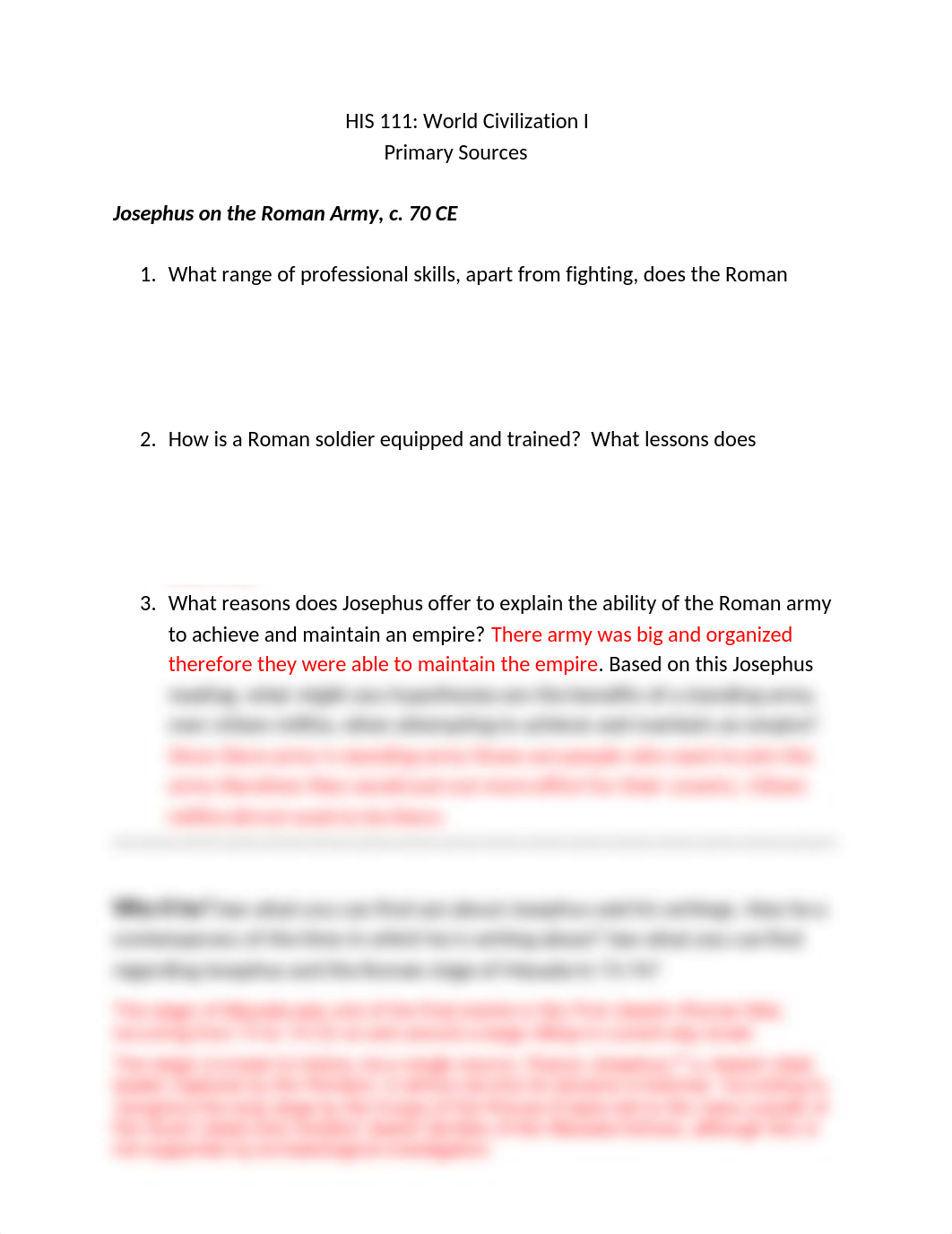 Questions regarding Roman Army  c. 70 CE by Josephus(1).docx_dl3ro053lho_page1