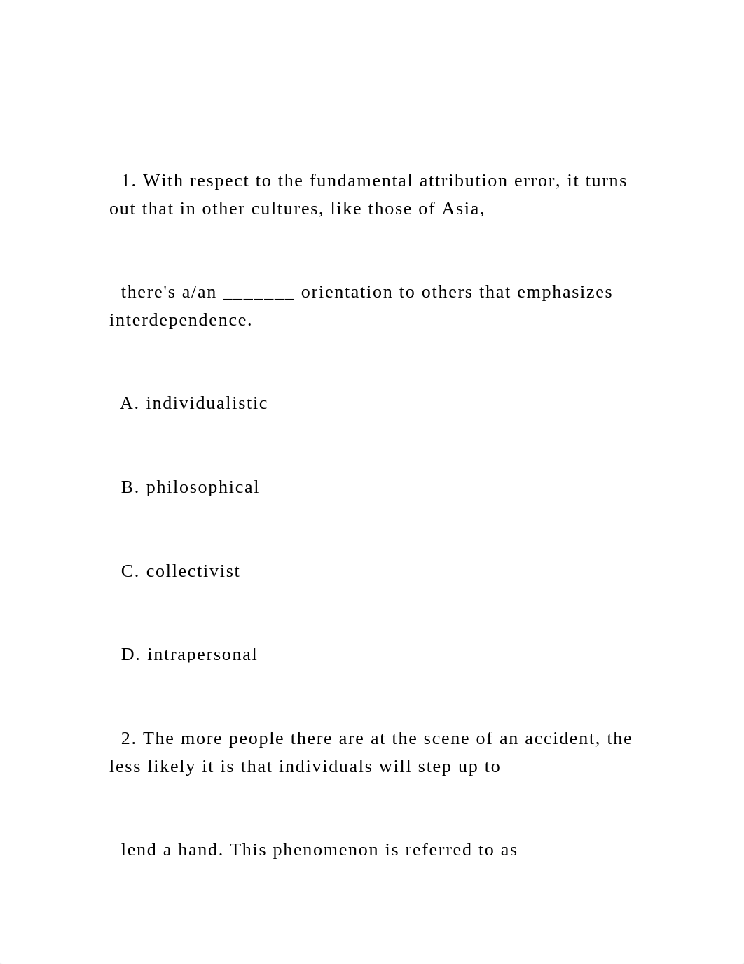 1. With respect to the fundamental attribution error, it turns .docx_dl3usslca0o_page2