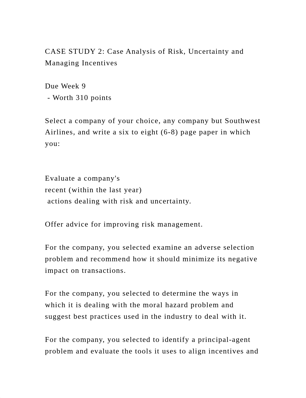 CASE STUDY 2 Case Analysis of Risk, Uncertainty and Managing Incent.docx_dl3zioy9ugr_page2