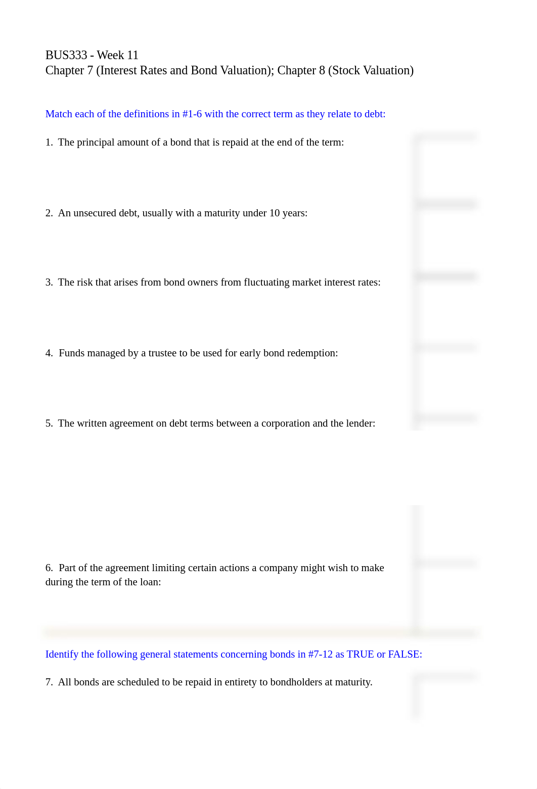 Leslie D. Kelly BUS333 Week 11 Homework Questions.xlsx_dl4eak156kr_page1