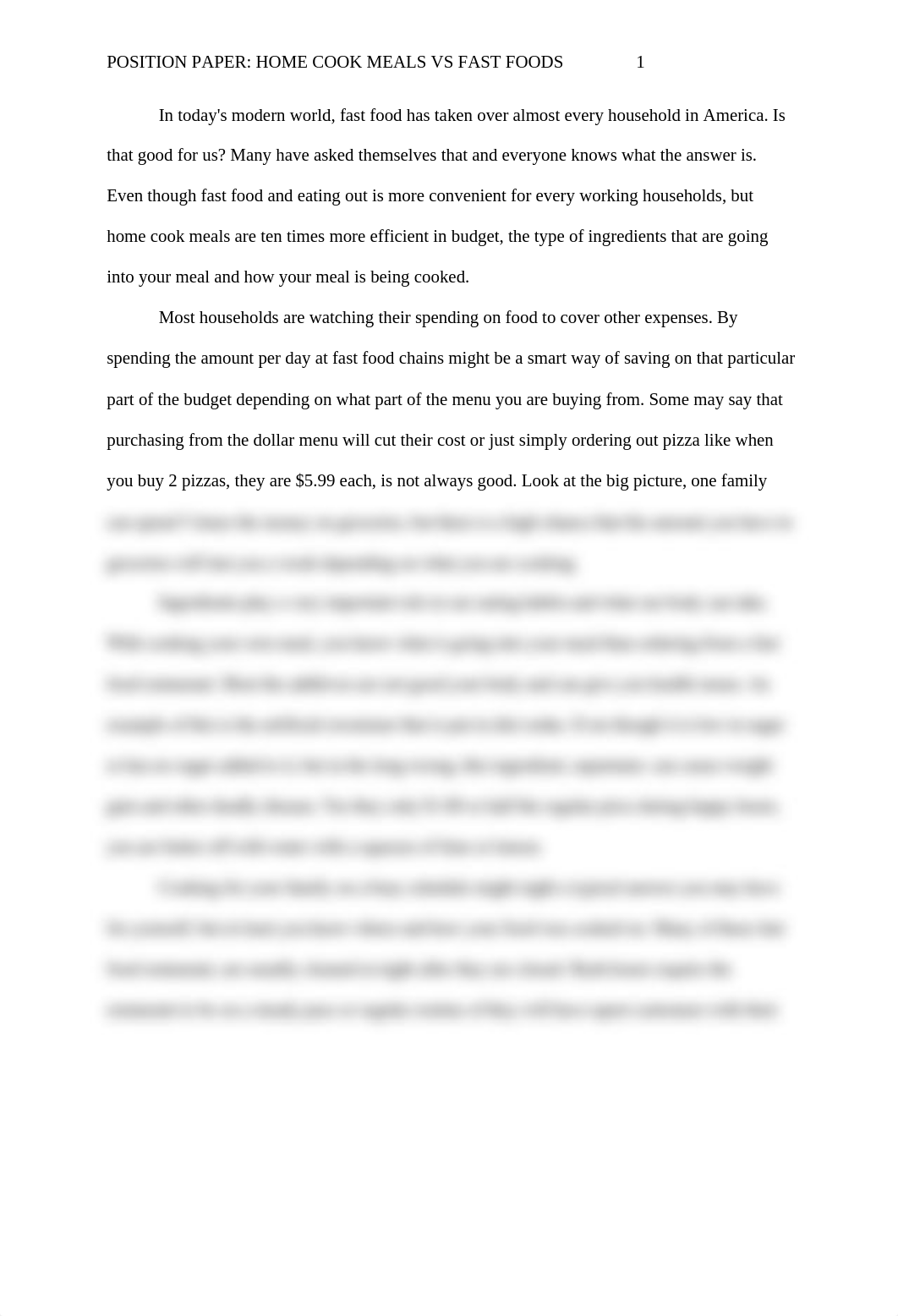 Week 3- Position paper - Home Cook Meal vs. Fast Food_dl4s3hf8kdg_page1