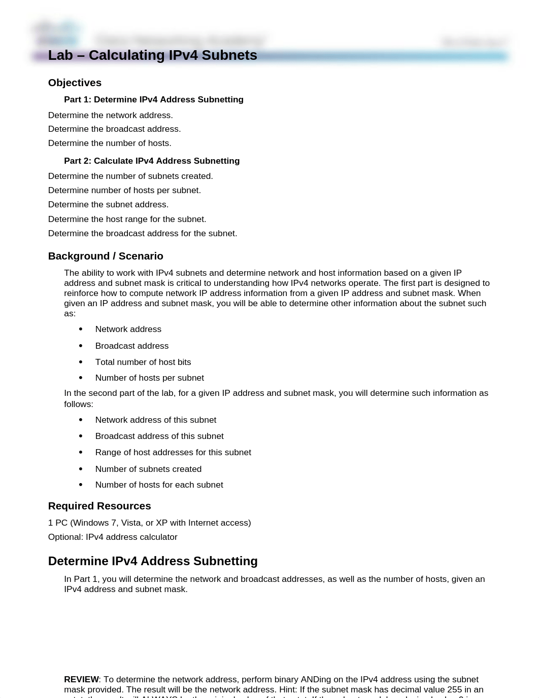 9.1.4.8 Lab - Calculating IPv4 Subnets_dl4tdcvuom6_page1