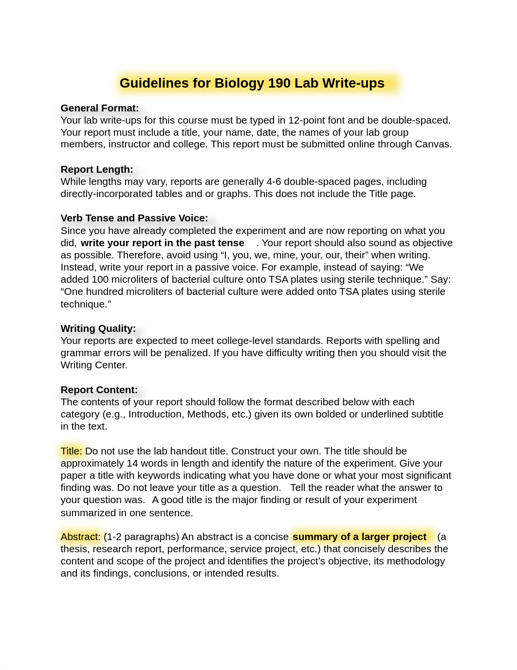 Guidelines for Biol 190L Lab Report (LBriggs).pdf_dl52d6ow6bo_page1