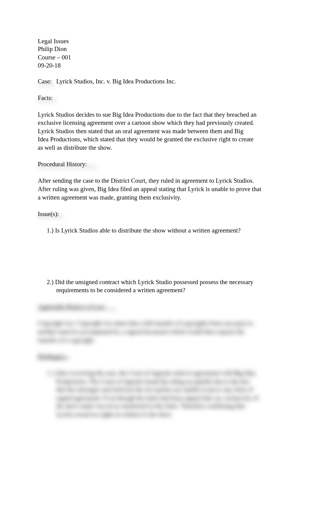 Lyrick Studios, Inc. v. Big Idea Productions Inc._PhilipDion.docx_dl553km4ffn_page1