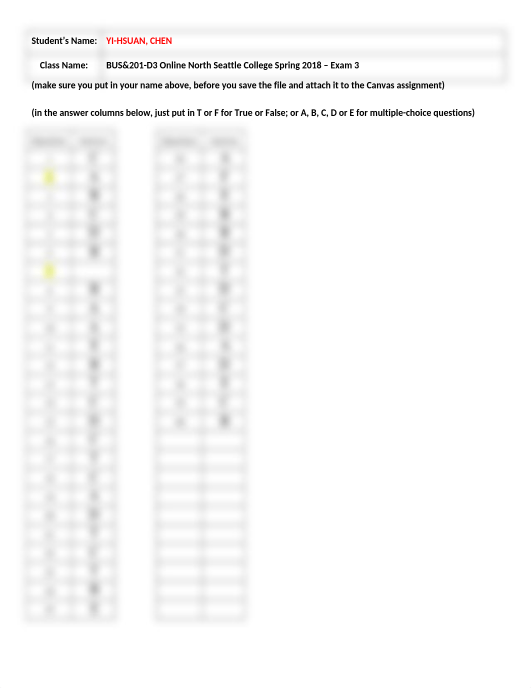 BUS201-D3 Answer sheet for onlineSpring 2018 Exam 3.doc_dl59nx53bcw_page1