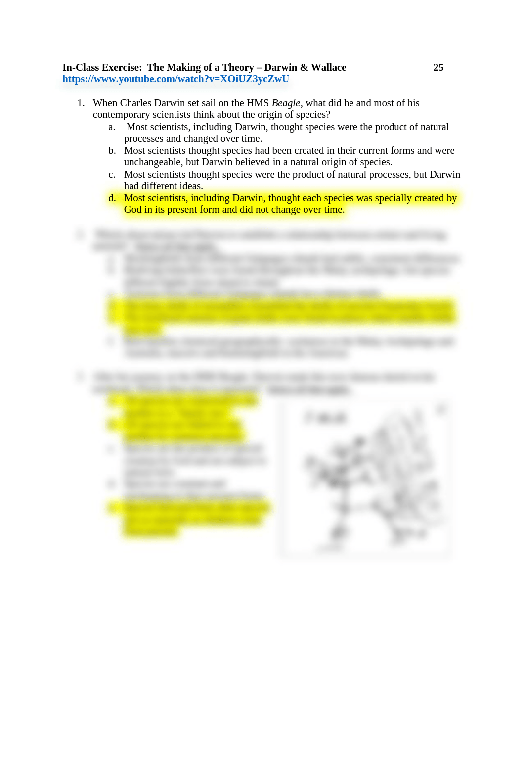 Making of a Theory-Darwin, Wallace, and Natural Selection Worksheet.docx_dl5c9c42xf9_page1