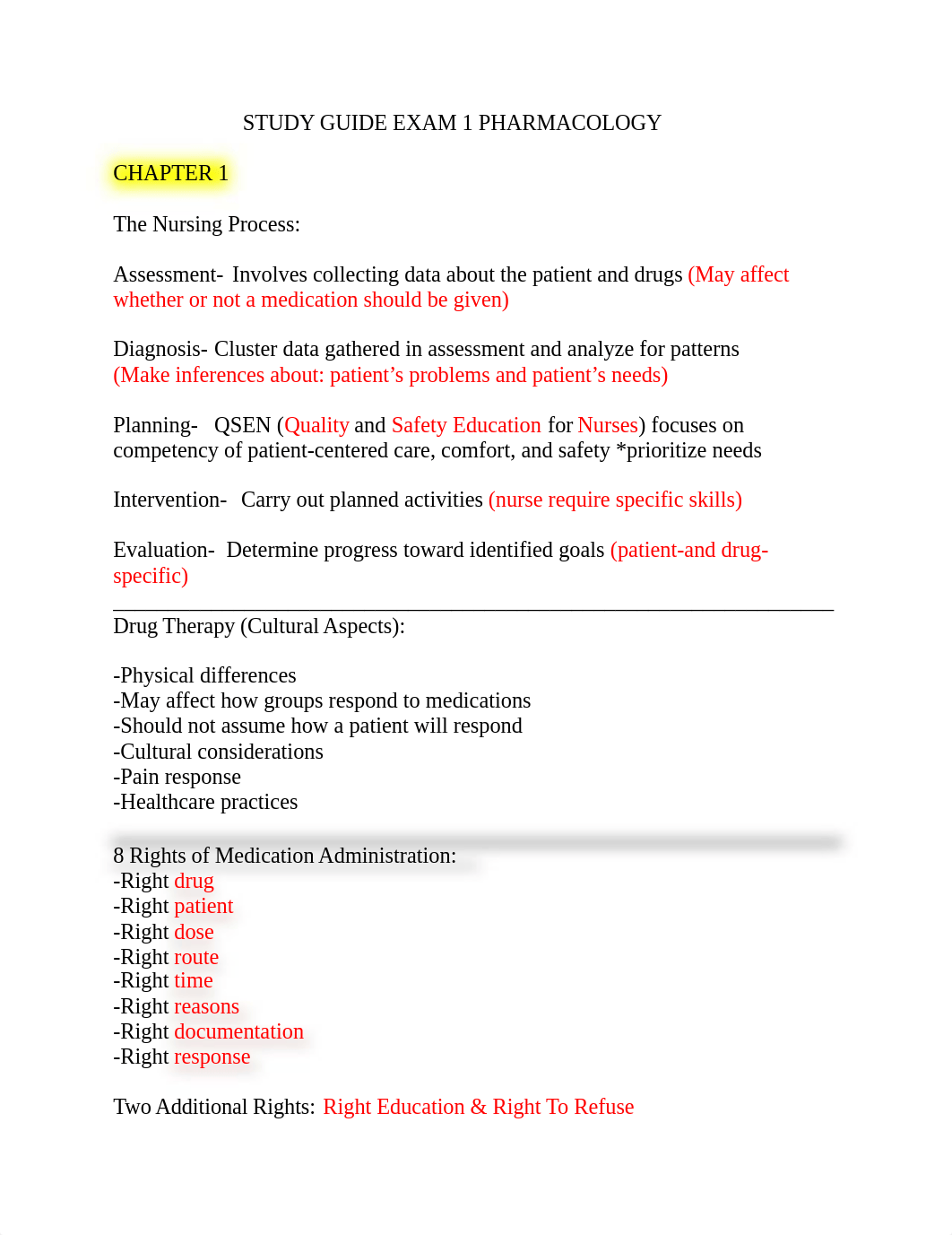 Pharmacology Exam 1 Study Guide.docx_dl5mu2ym0zn_page1