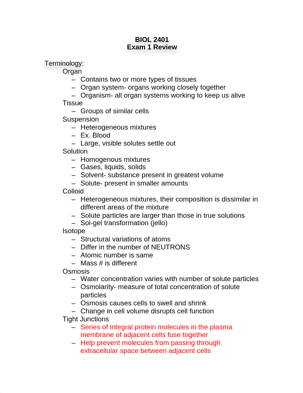 BIOL 2401 Exam 1 Review (2)_dl5tp6teoi6_page1