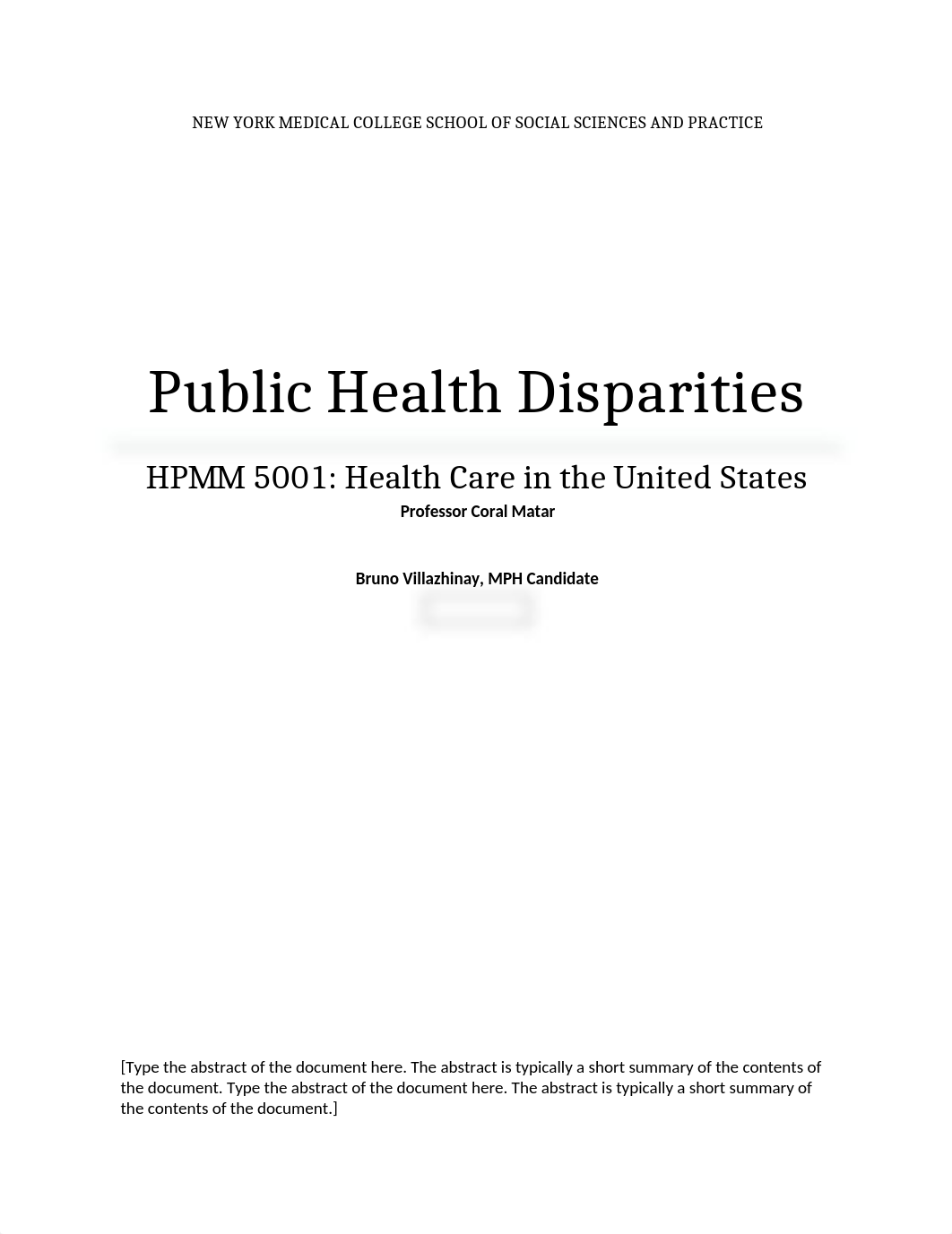 HPMM 5001. Publlic Health Essay.docx_dl5wl8ik5ur_page1