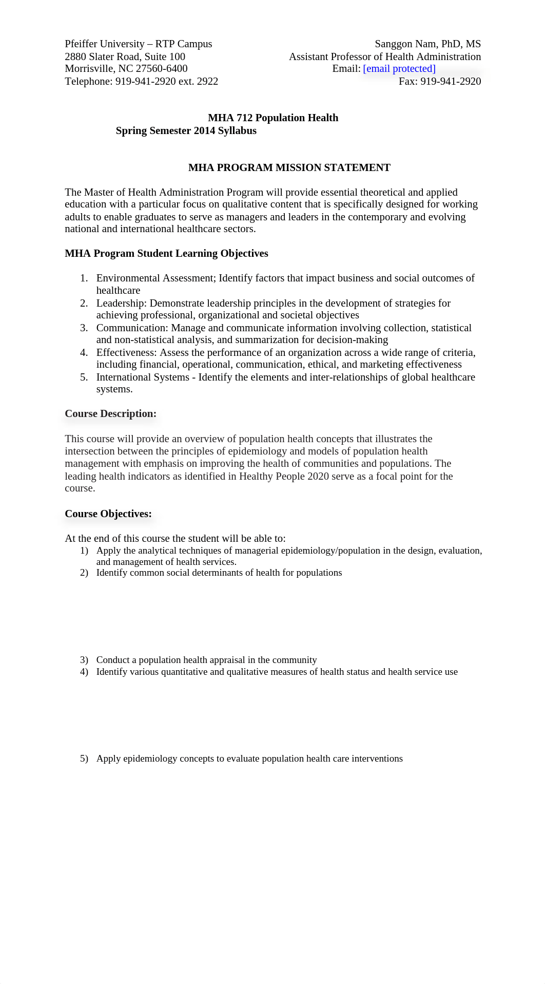 MHA712 M78 Population Health Syllabus - Spring2014-hybrid.docx_dl62oeoxkxc_page1