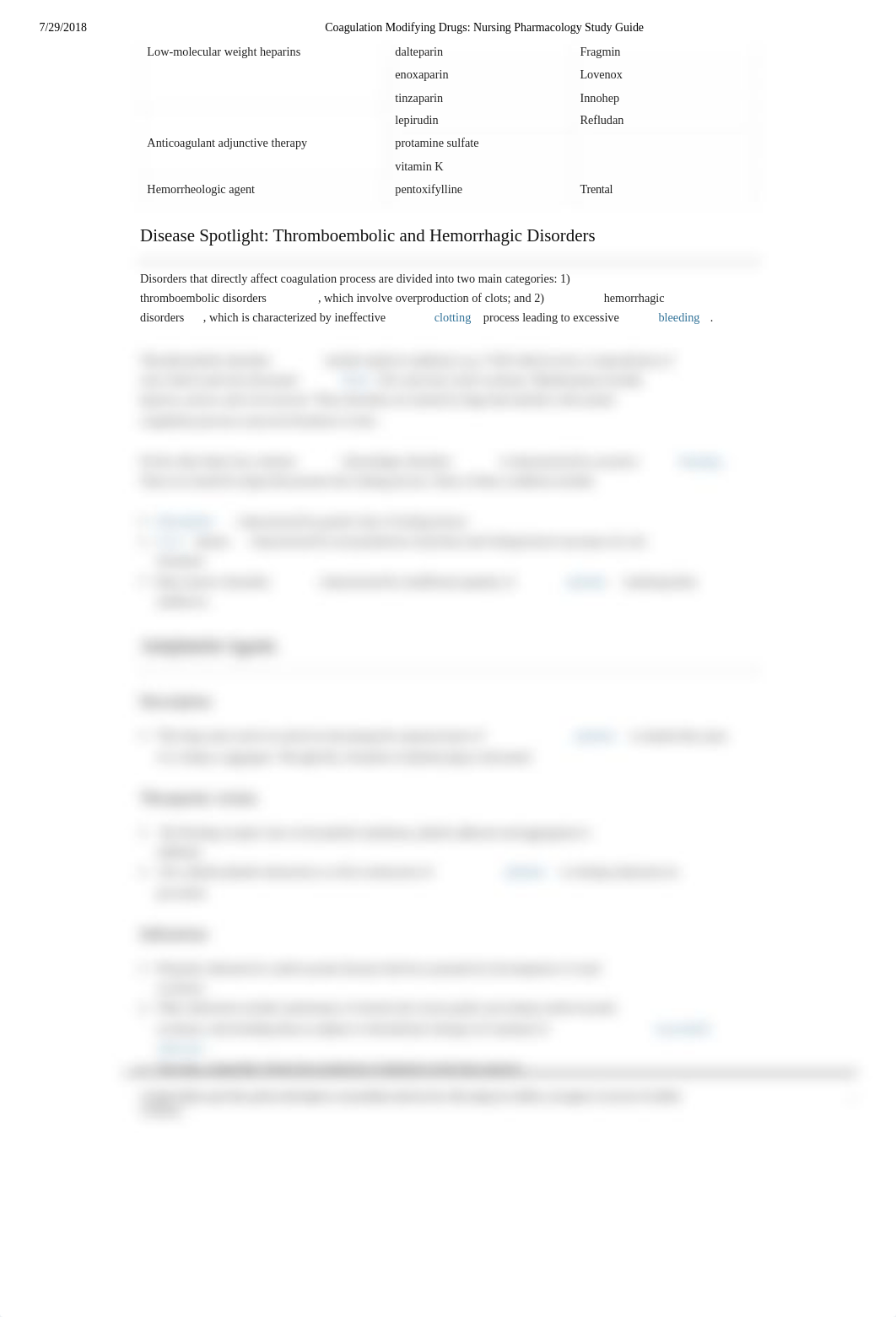 Coagulation Modifying Drugs Nursing Pharmacology Study Guide.pdf_dl67clvqf52_page3