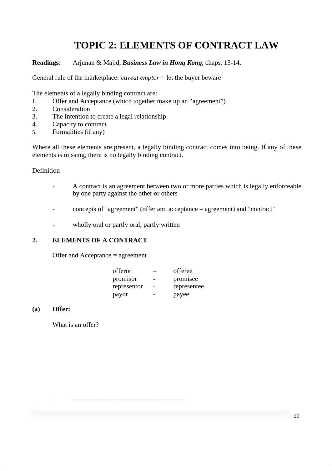 Topic 2 Elements of Contract Law_dl68ra9819e_page1