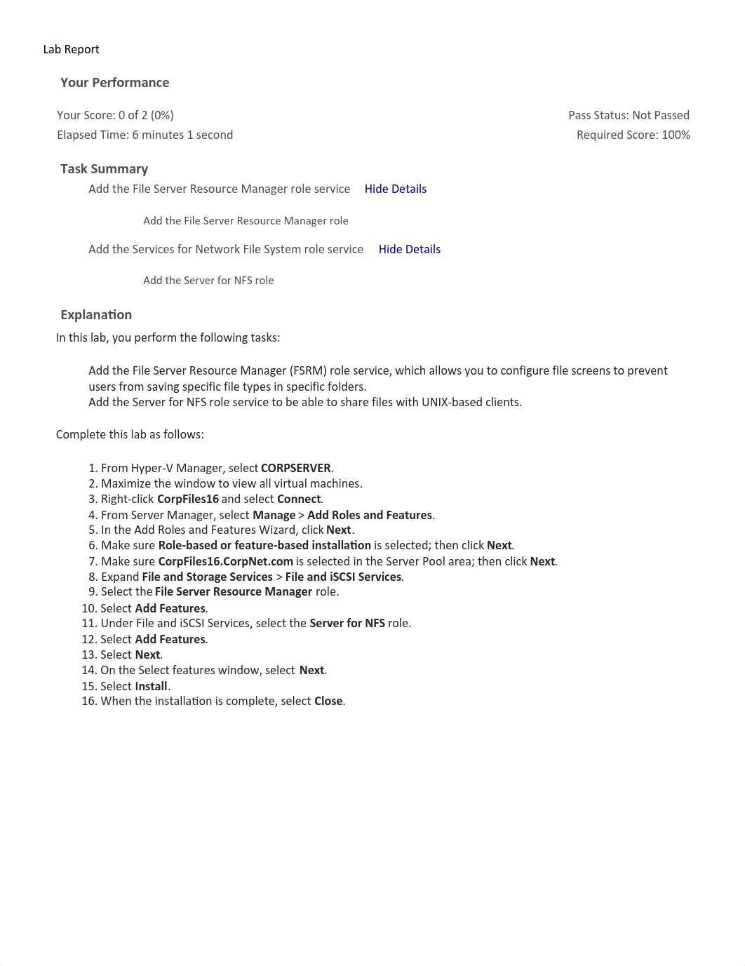 3.2.5 Install and Configure the File Server Role LAB REPORT.pdf_dl6997bvq0f_page1