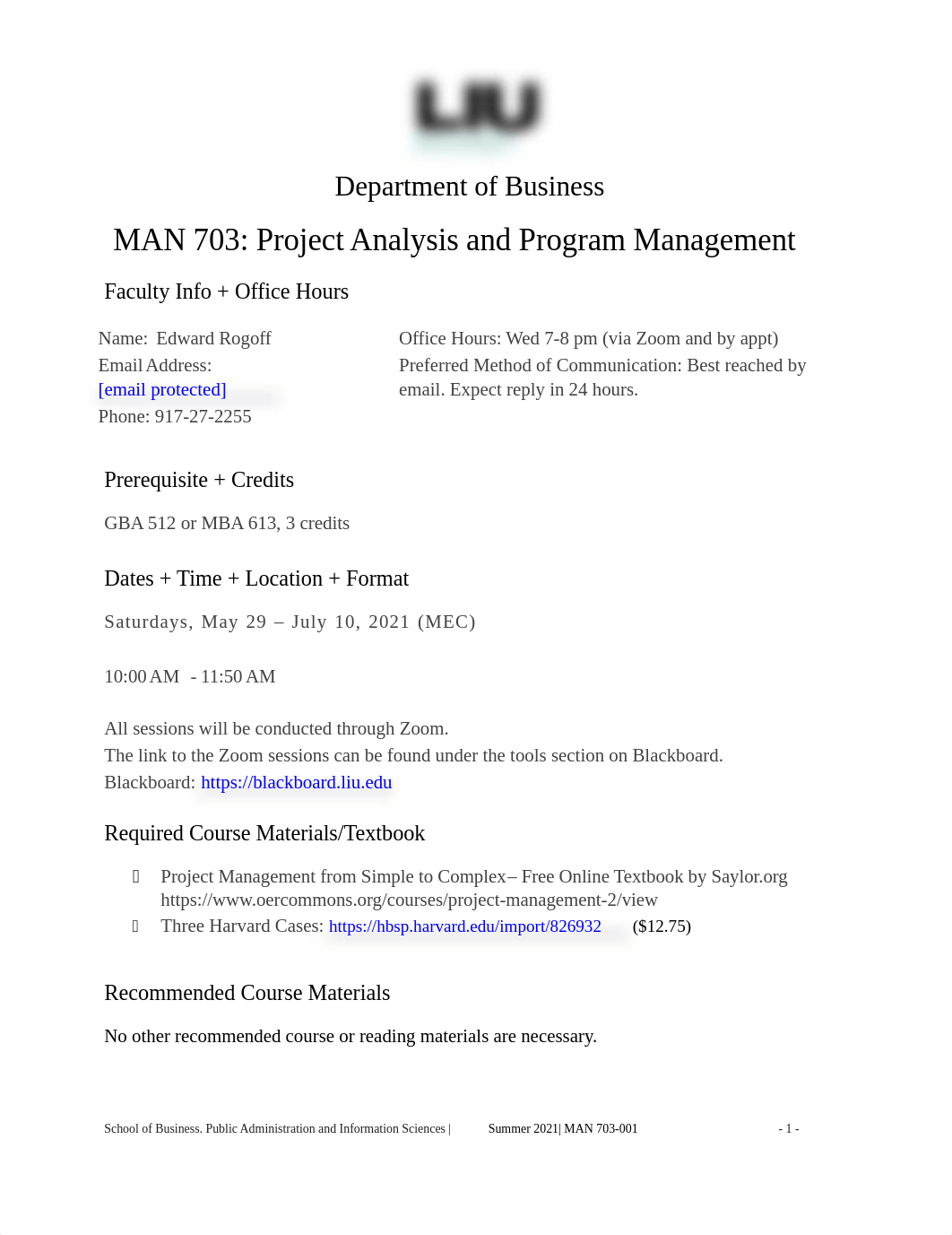 MAN 703 Project Management Syllabus (2)- Summer 2021 (1).docx_dl6cage5dvw_page1