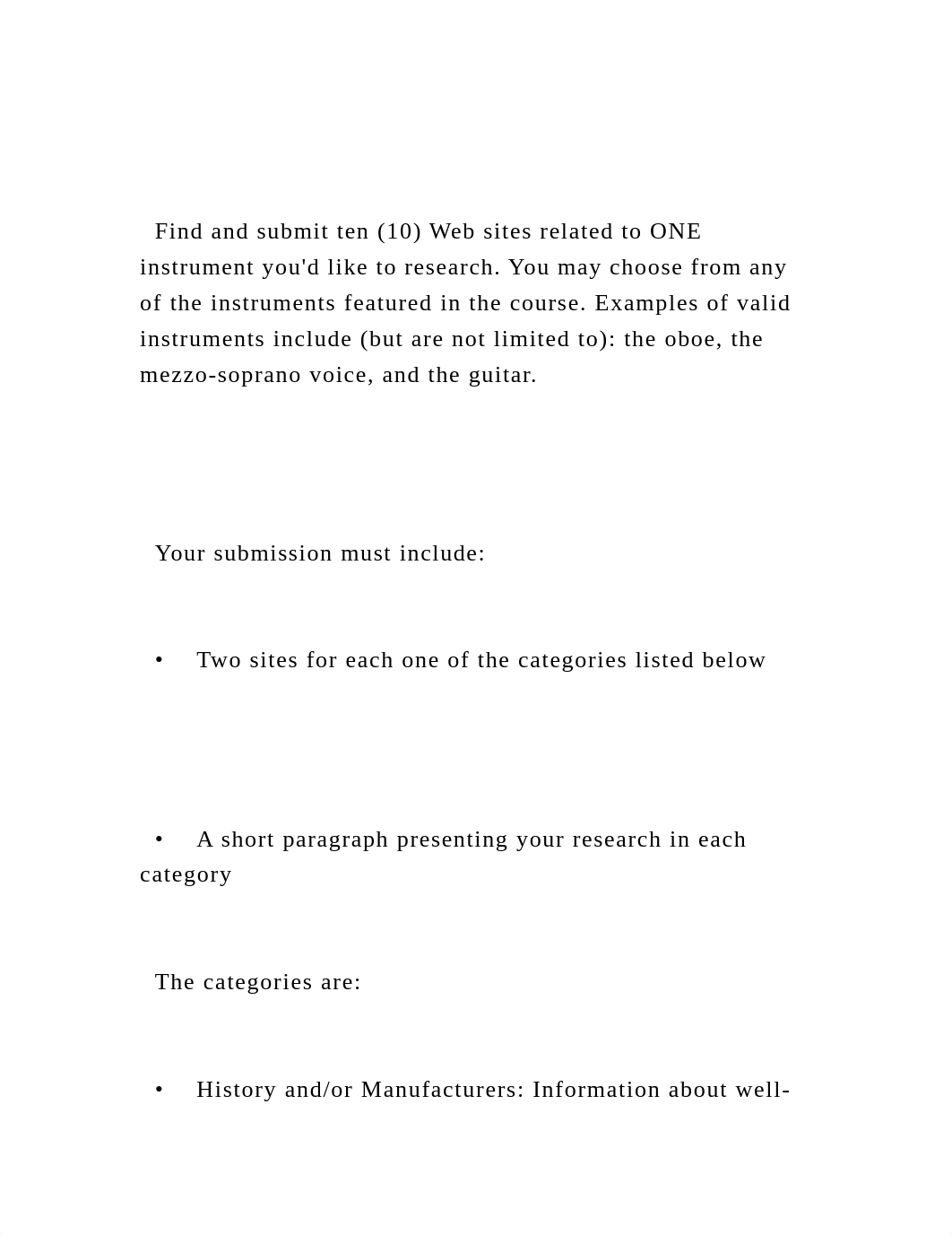 Find and submit ten (10) Web sites related to ONE instrument yo.docx_dl6f9irsqqm_page2