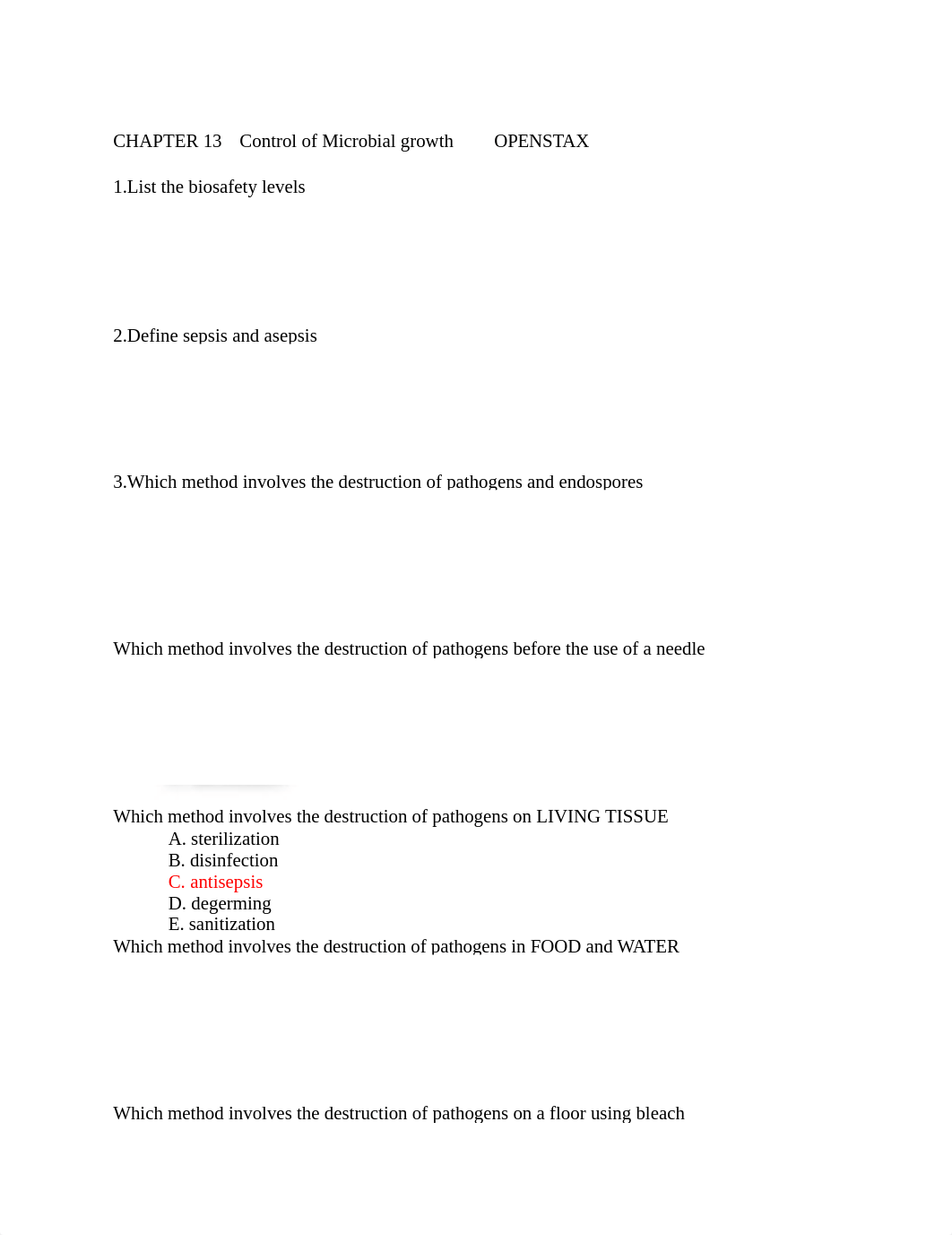 CHAPTER 13  and 14  Control of Microbial growth  OPENSTAX.docx_dl6fybf1vk7_page1