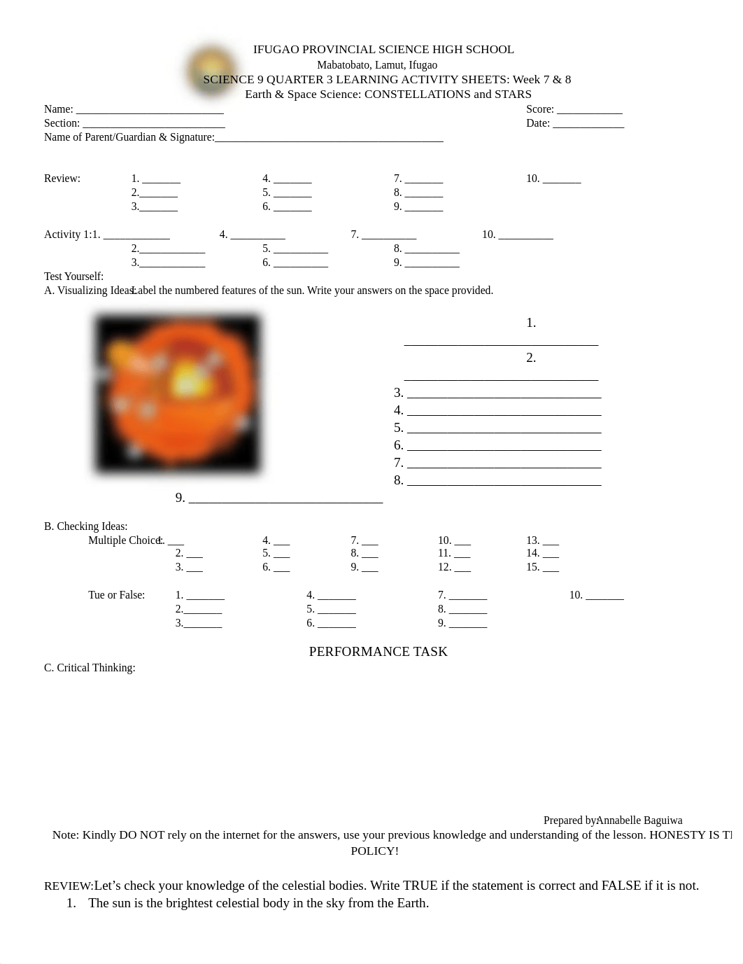 Q3 Science 9 Week 7&8 LAS & Summative Quiz.docx_dl731t96fi1_page1