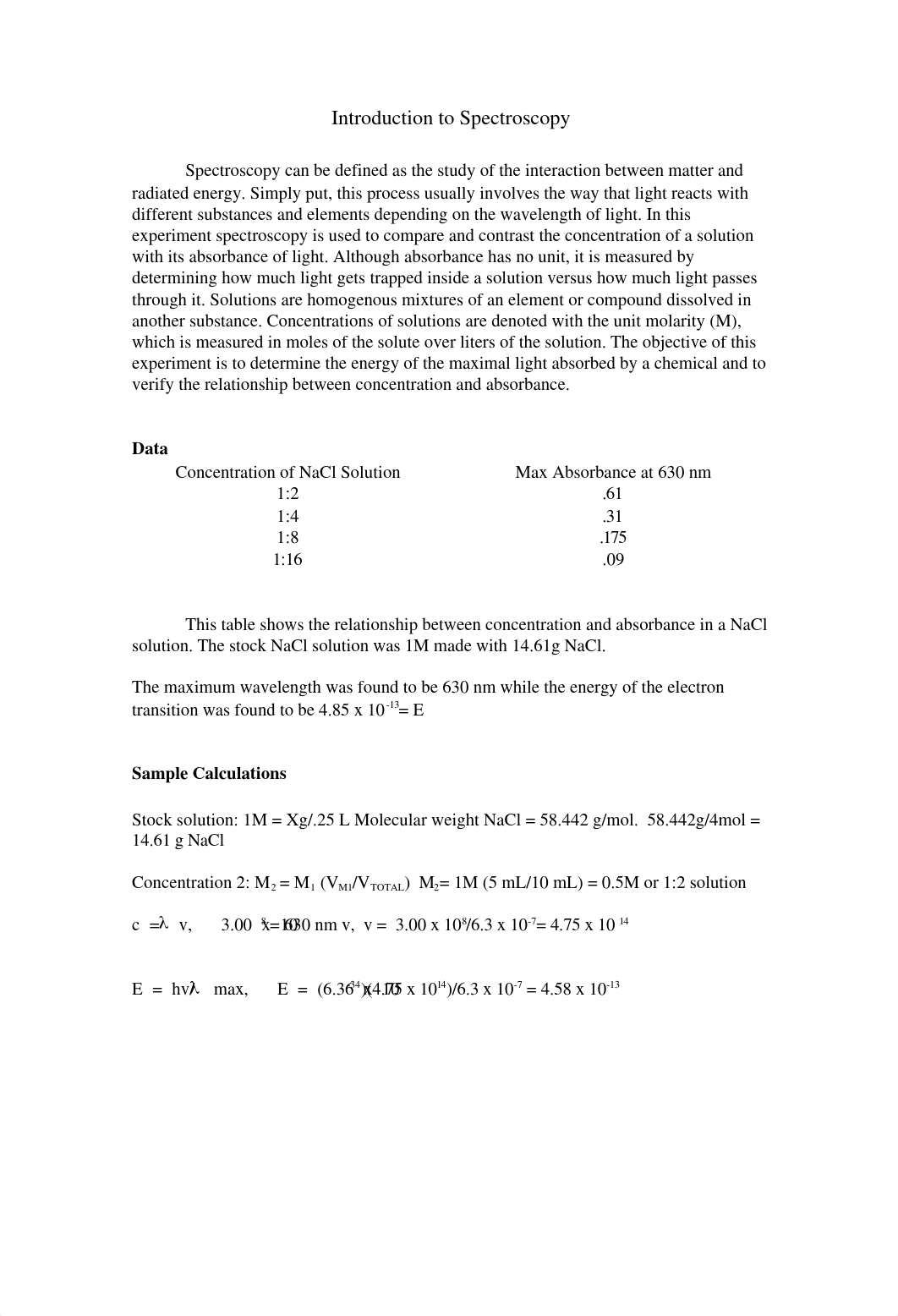 Introduction to Spectroscopy Lab Report_dl7fguqnqi2_page1