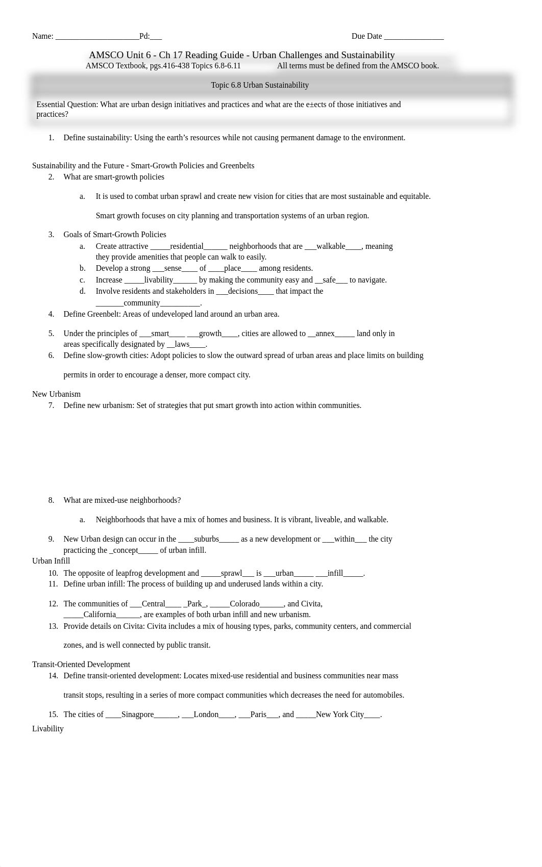 _AMSCO Unit 6 - Ch 17 Reading Guide - Urban Challenges and Sustainability (1).pdf_dl7jb04b794_page1