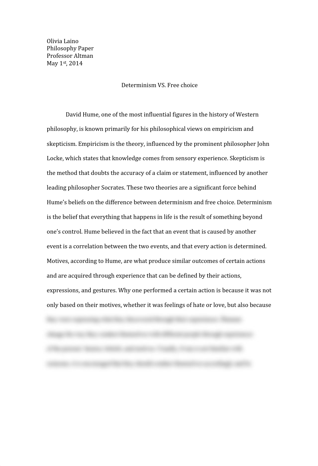 Essay on David Hume's idea of Determinism Vs. Freedom_dl7q9ypj5l2_page1