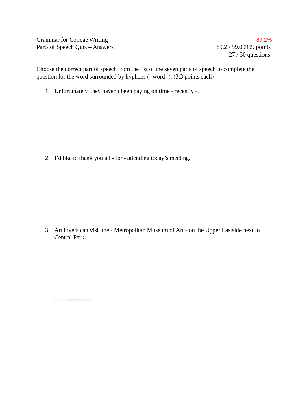 ENG109 Parts of Speech Quiz Answers.docx_dl7wfdx0lys_page1