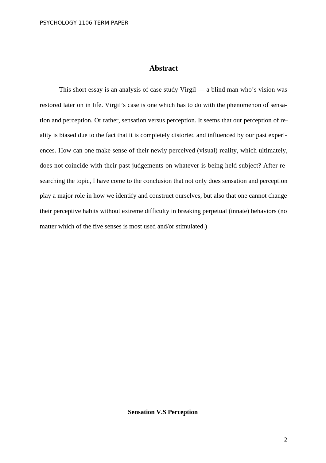 To see or not to see PSY1106 ESSAY Sarah Pullyard.docx_dl81d06w890_page2