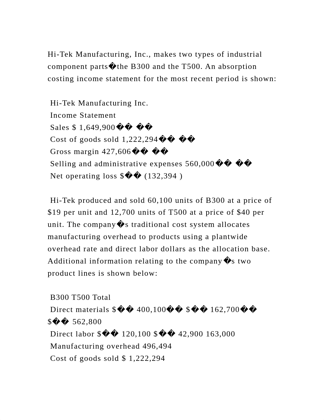 Hi-Tek Manufacturing, Inc., makes two types of industrial component .docx_dl82ayzh1lr_page2