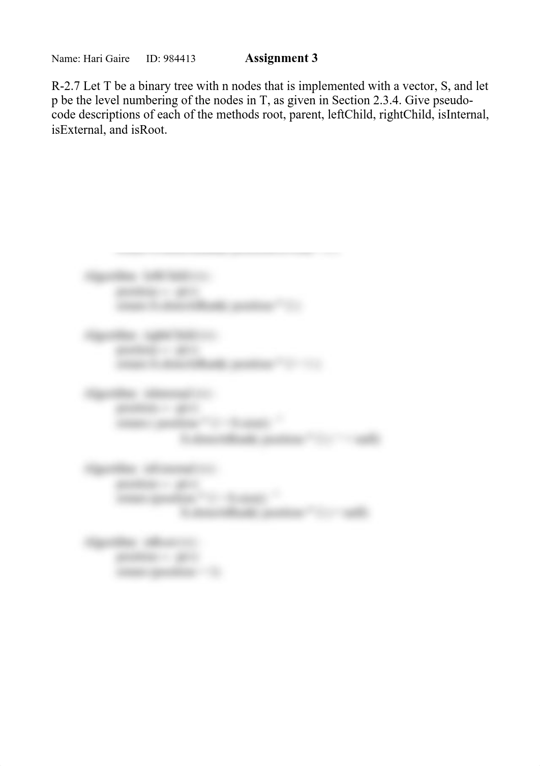 Q.1 R-2.7 Pseudo Codes for TREE methods.pdf_dl84rfmzd4y_page1