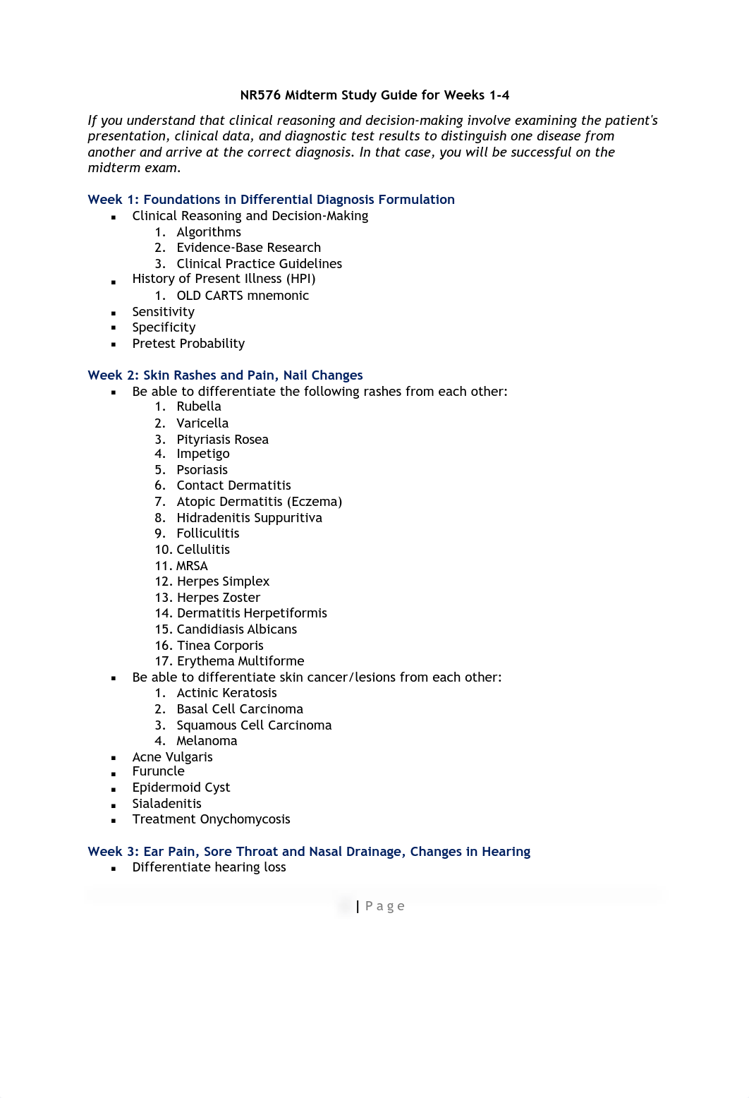 Cid NR576 Midterm Study Guide for Weeks 1-4 (1).pdf_dl8c97lmu5w_page1