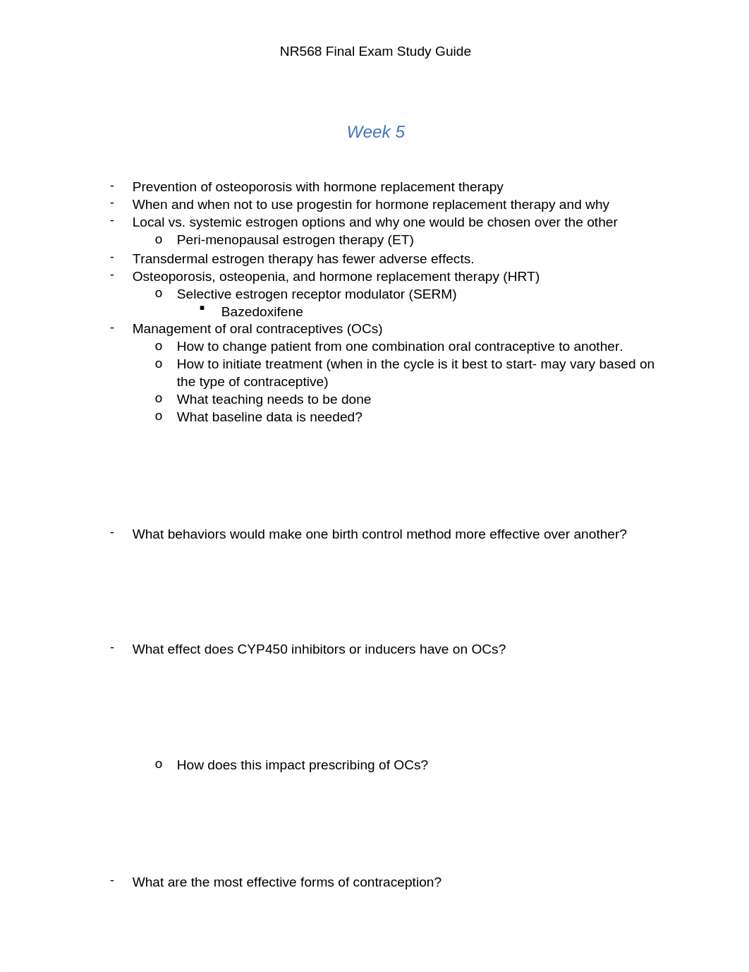 NR568 Final Exam Study Guide Weeks 5-8.docx_dl8j5sz86rp_page1