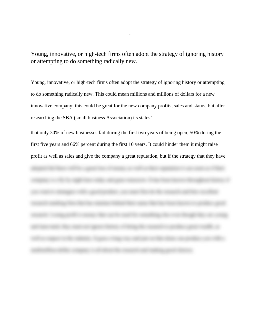 Young innovative or high-tech firms often adopt the strategy of ignoring history or attempting radic_dl8ntoehb5g_page1