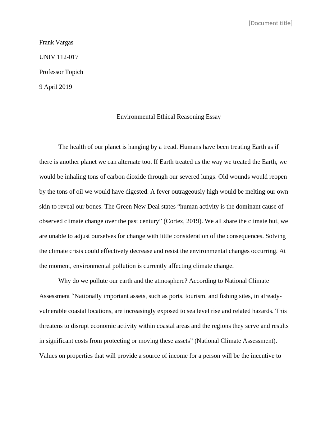 Environmental Ethics Essay UNIV 112 REVISED WITH COMMENTS.docx_dl925bvjo1s_page1