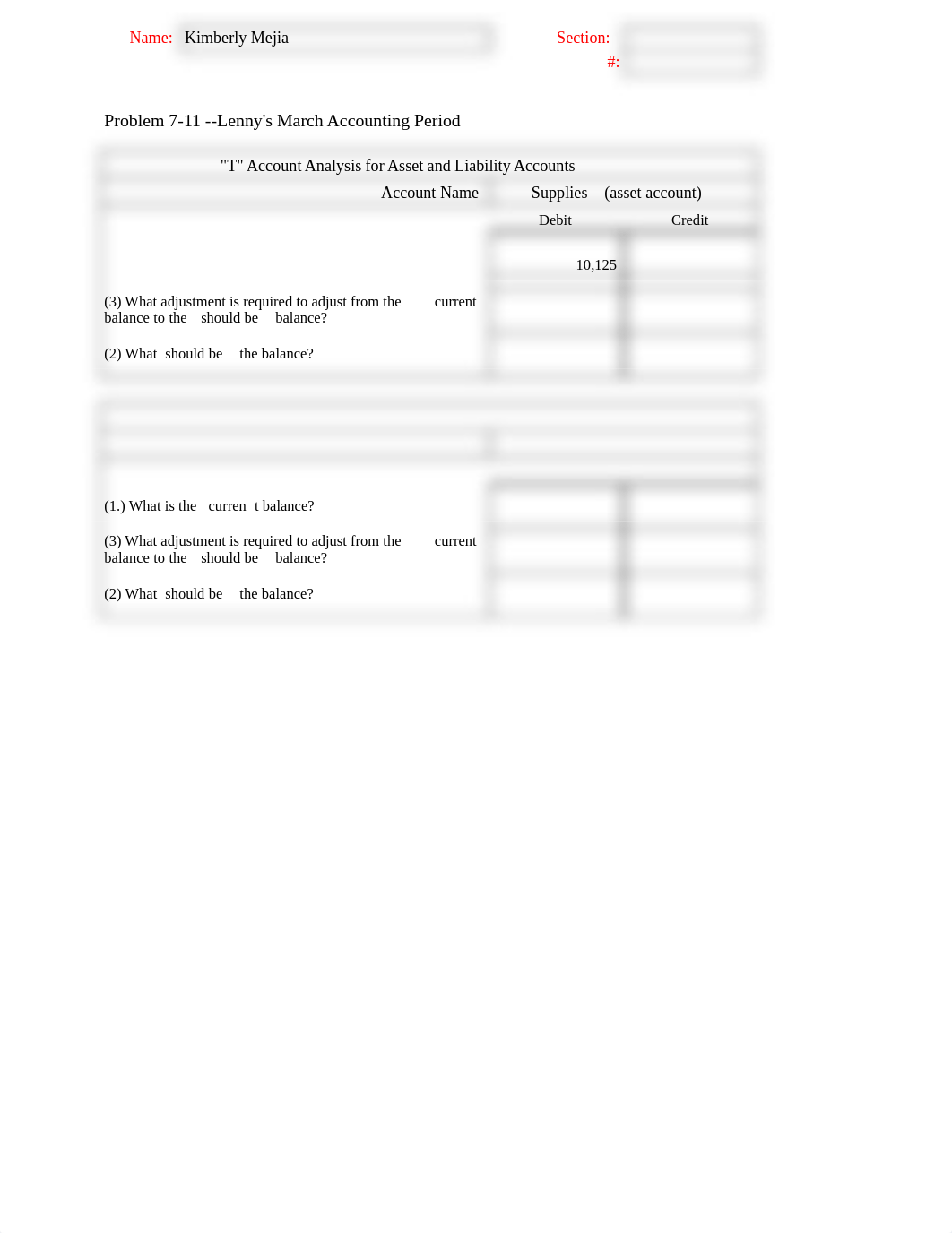 Problem 7-11 Forms Lenny's March .xls_dl99pgik990_page2