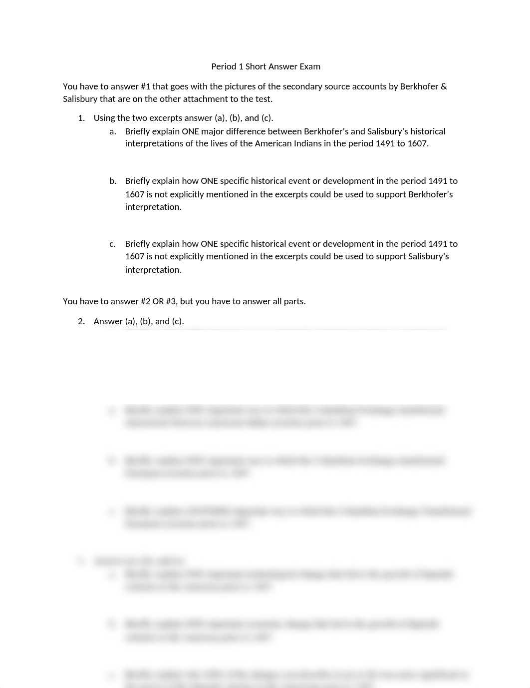 Peyton Seiler - Period 1 Short Answer Exam.docx_dl9fpd7wysb_page1