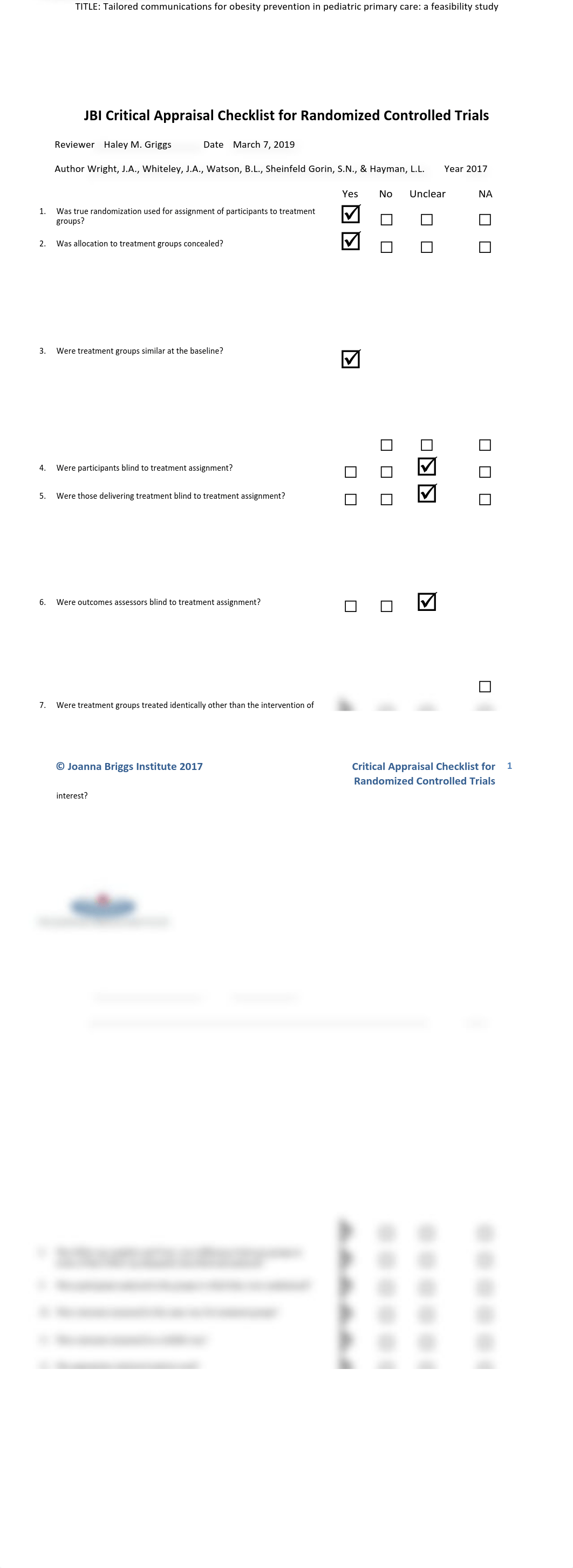 Griggs, Haley JBI RCT Appraisal Tool Nurs 608-823.pdf_dl9lq3bvhq6_page1