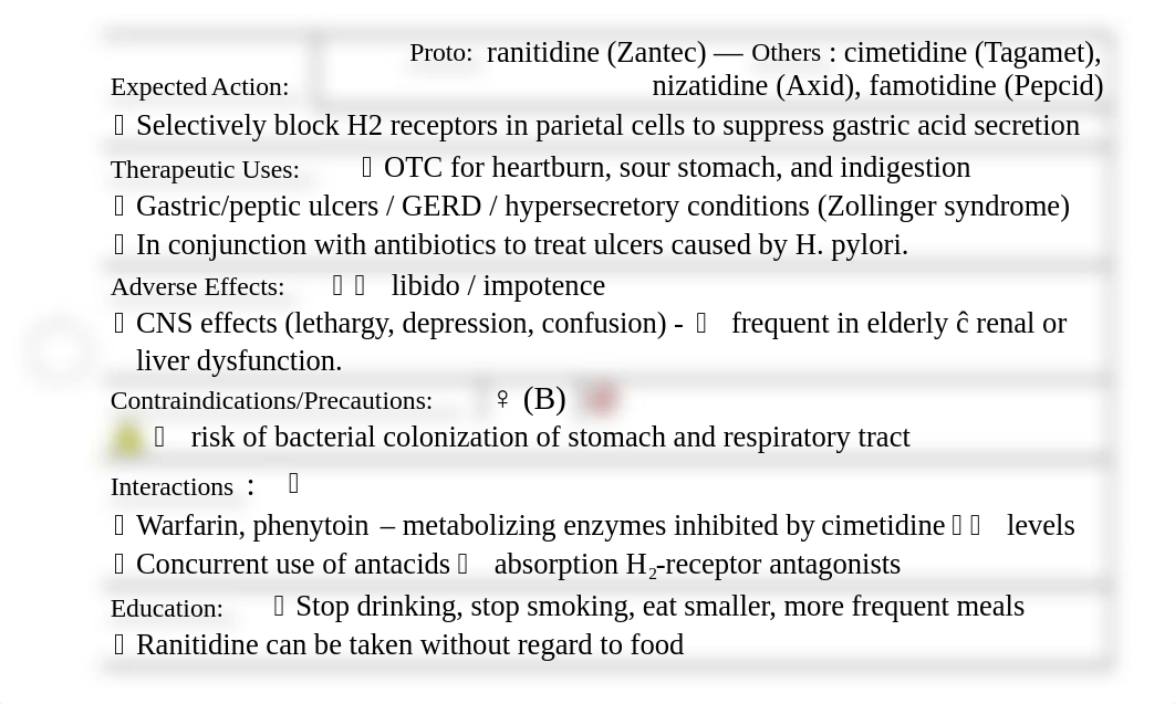 ATI Flash Cards 10, Medications Affecting Digestion and Nutrition_dl9n5tkrib5_page4