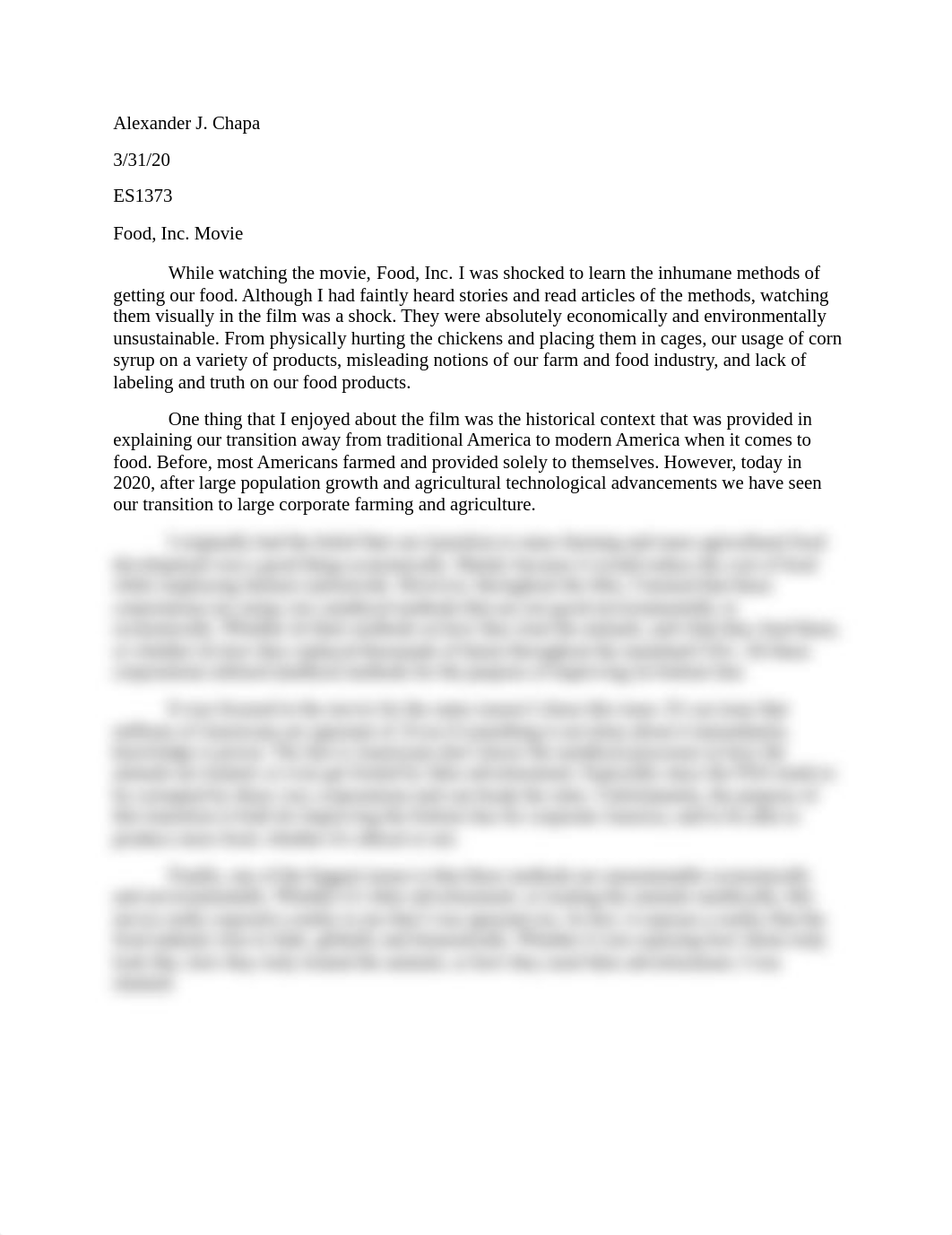 Food Inc. MOVIE ESSAY.MOVIEESSAY.docx_dla1grlodrf_page1