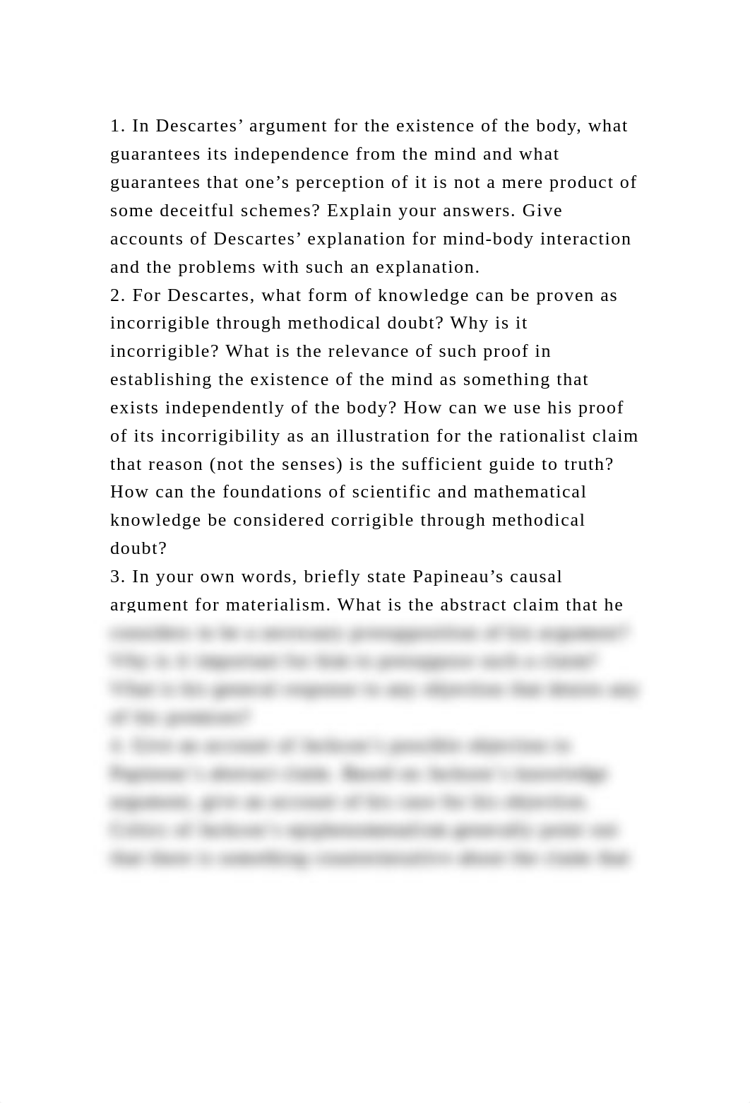 1. In Descartes' argument for the existence of the body, what guaran.docx_dladoce8sqz_page2