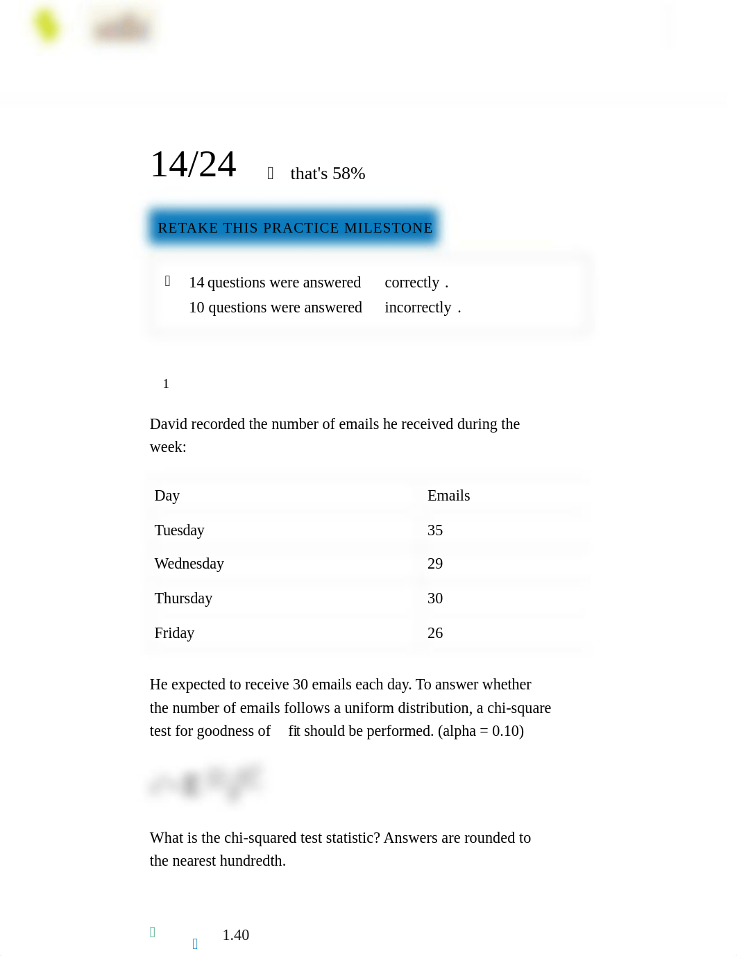 Introduction to Statistics Practice Milestone 5.pdf_dlawduuv76a_page1