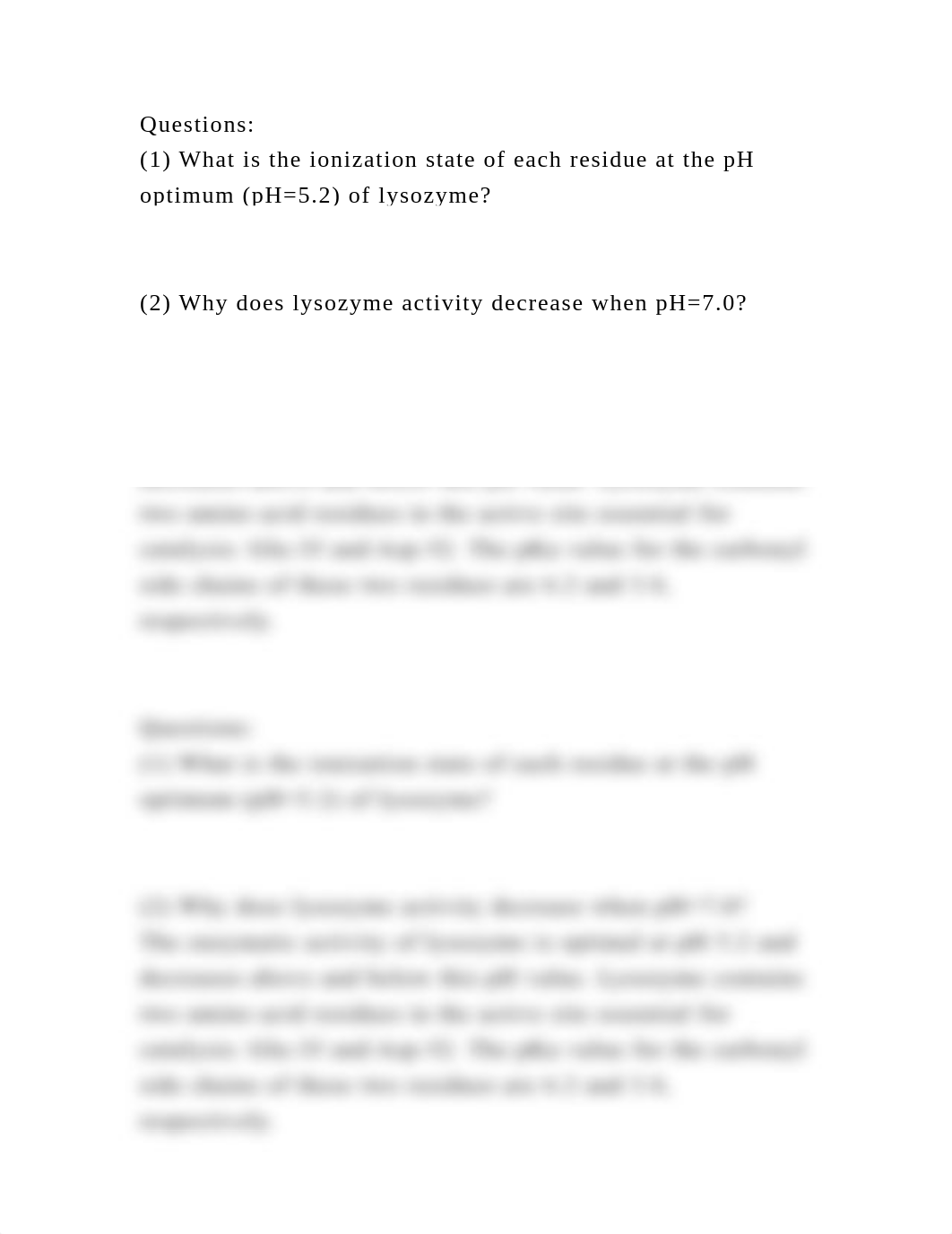The enzymatic activity of lysozyme is optimal at pH 5.2 and de.docx_dlbgai2m0gj_page3