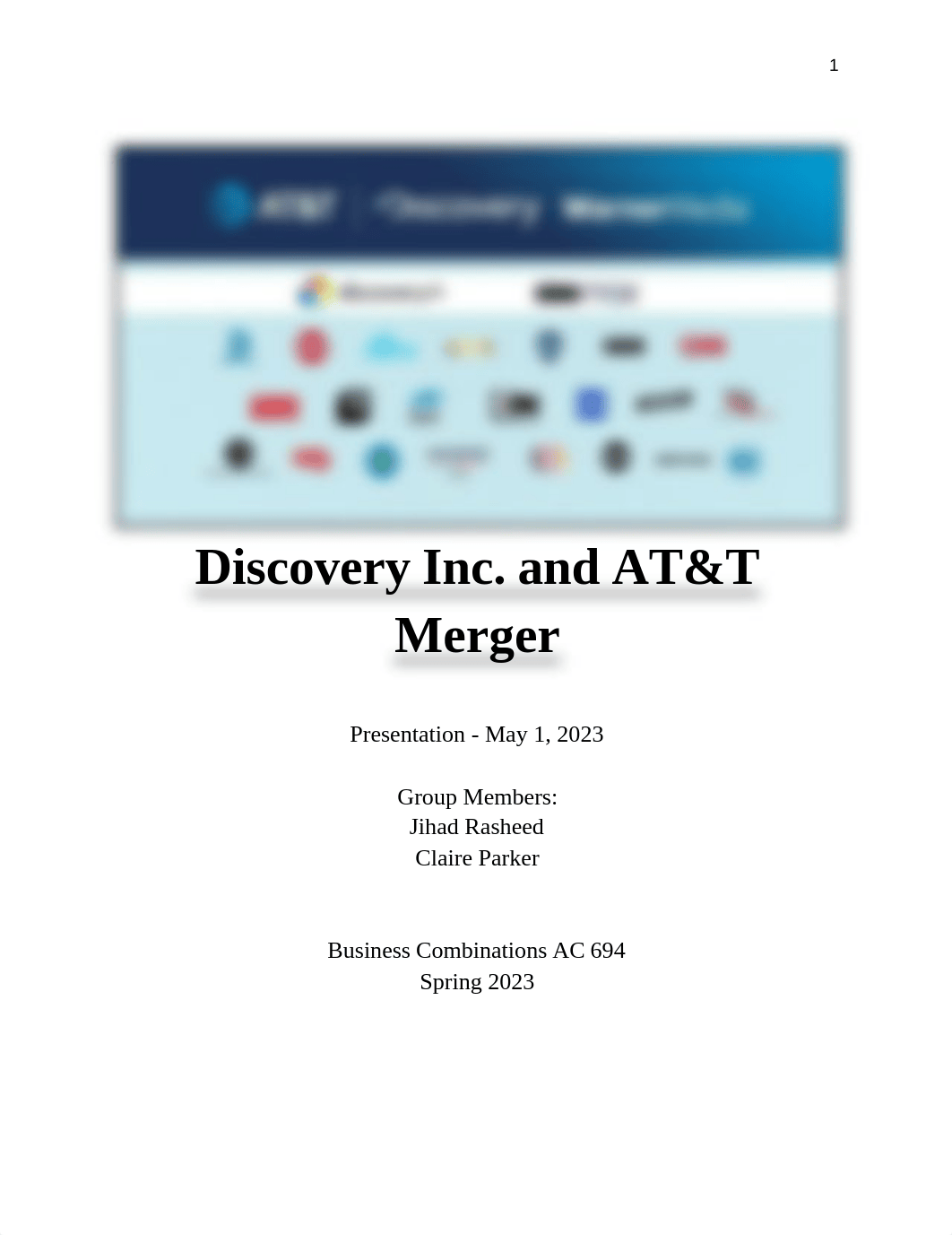 Discovery Inc and AT&T Merger Case.docx_dlbovyi183j_page1