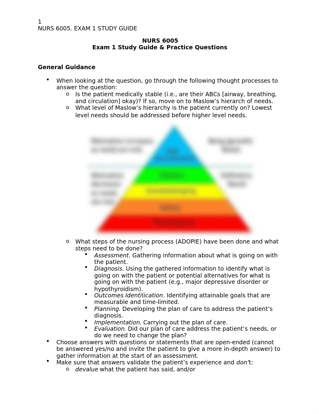 NURS 6005 - Exam 1 Study Guide.docx_dlbpeibtuvd_page1