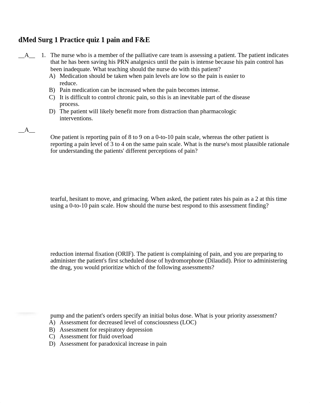 Med Surg 1 Practice quiz 1 pain and F.docx_dlbpswfyg7r_page1